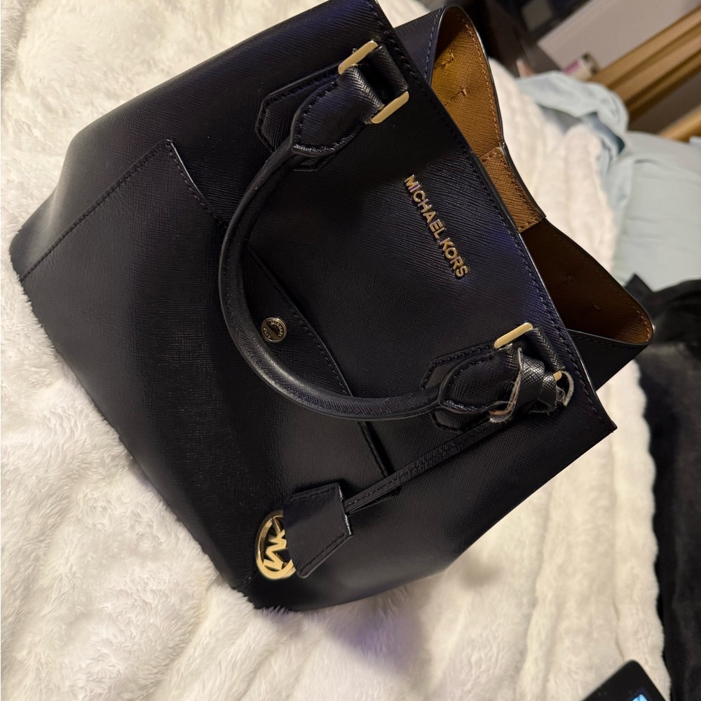 Michael Kors Black Leather Tote